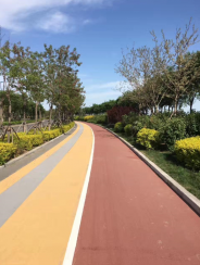 貴州貴陽(yáng)彩色瀝青道路鋪設(shè)